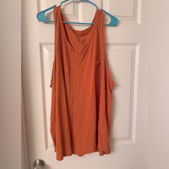 torrid Tops - 😍😍 BOGO FREE😍😍Torrid Size 4x Classic Fit Orange Pocket Tank EUC